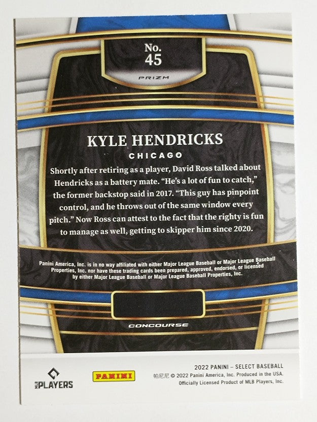 2022 Select Tri-Color #45 Kyle Hendricks
