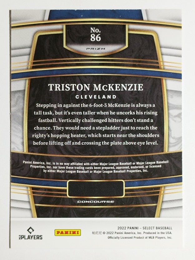 2022 Select Tri-Color #86 Triston McKenzie