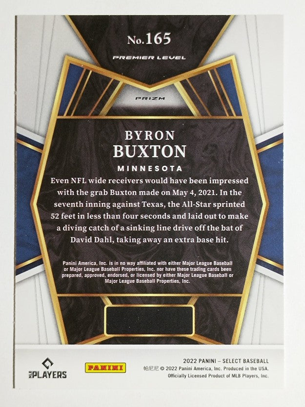 2022 Select Tri-Color #165 Byron Buxton PRM