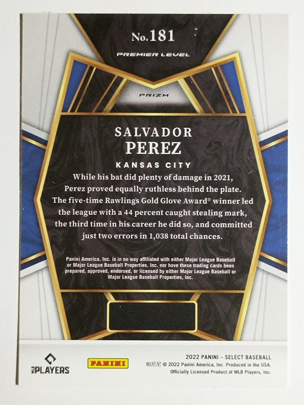 2022 Select Tri-Color #181 Salvador Perez PRM