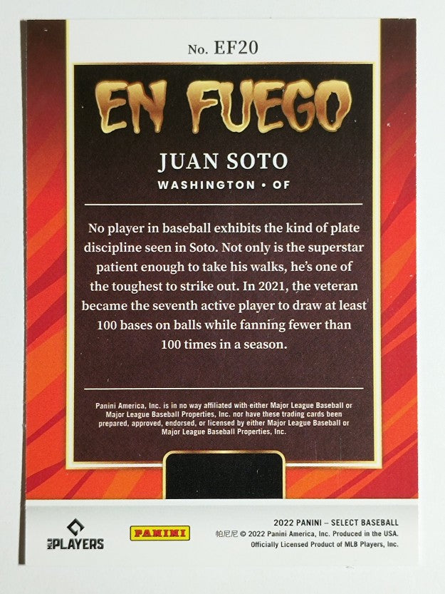 2022 Select En Fuego #20 Juan Soto