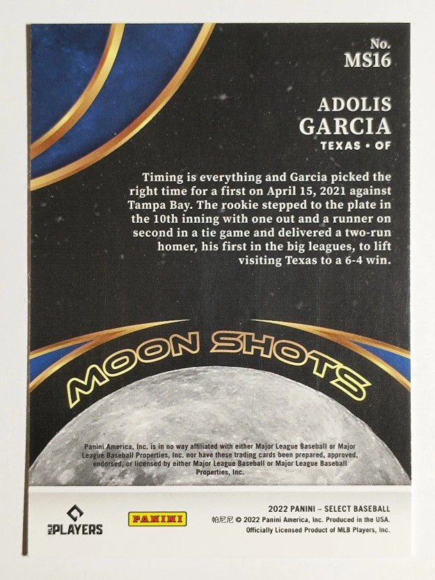 2022 Select Moon Shots #16 Adolis Garcia