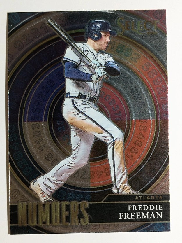 2022 Select Select Numbers #4 Freddie Freeman