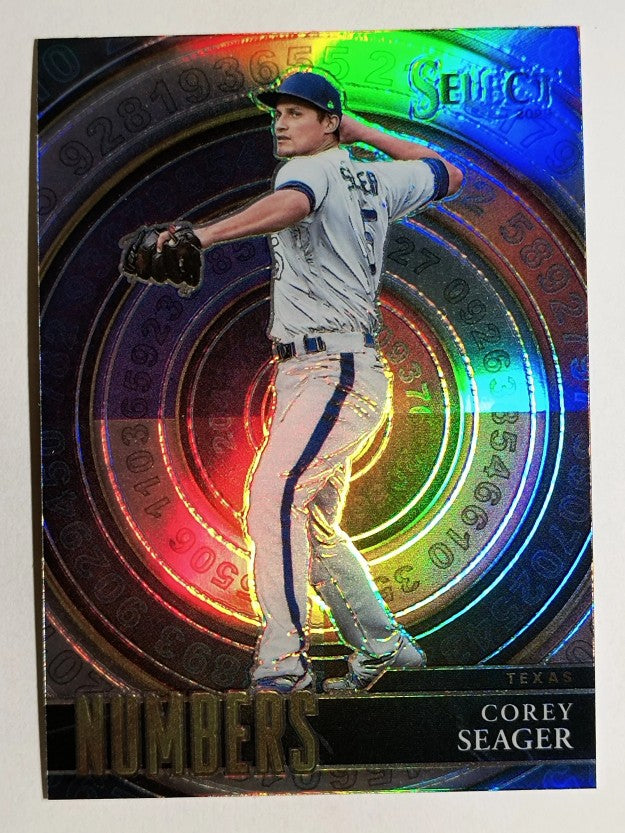 2022 Select Select Numbers Holo #3 Corey Seager