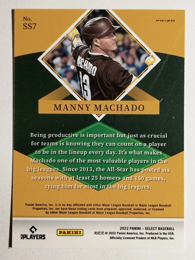 2022 Select Select Stars Holo #7 Manny Machado