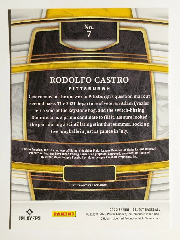 2022 Select #7 Rodolfo Castro RC