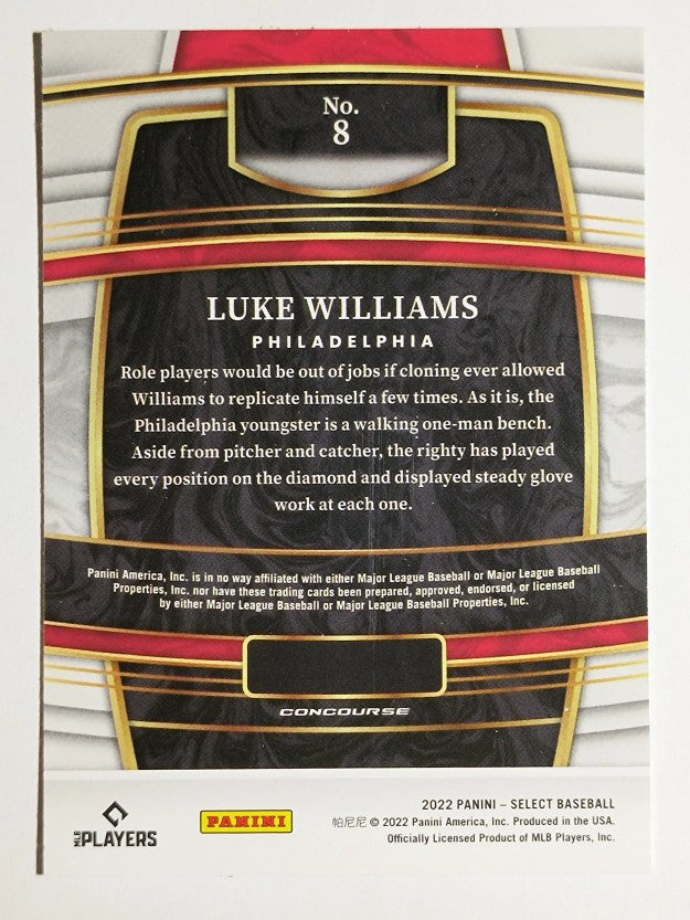 2022 Select #8 Luke Williams RC