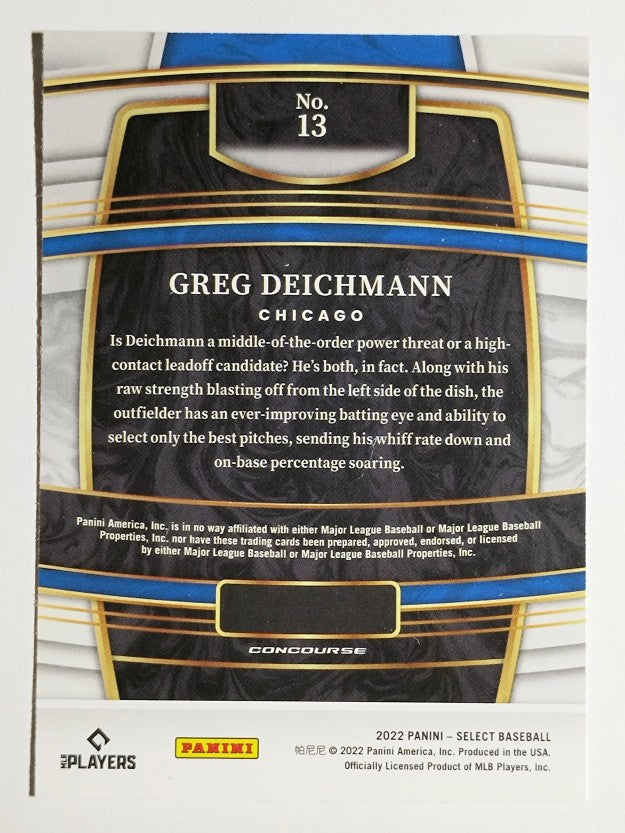 2022 Select #13 Greg Deichmann RC