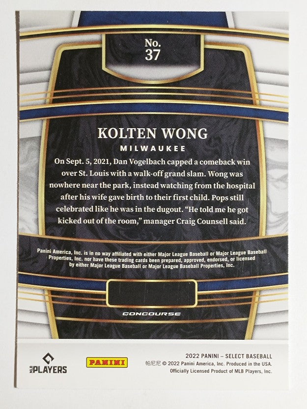 2022 Select #37 Kolten Wong