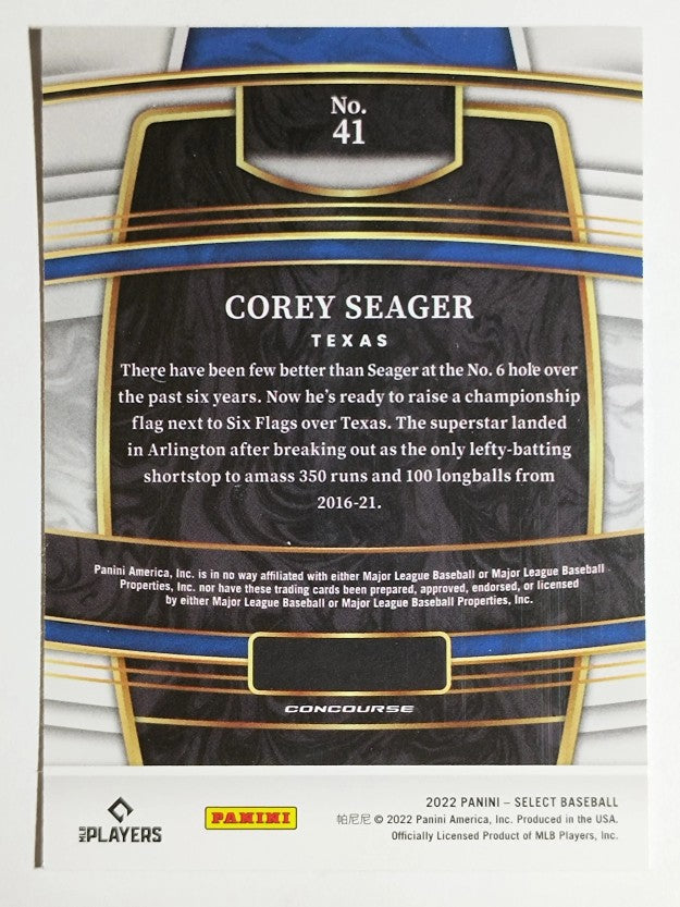 2022 Select #41 Corey Seager