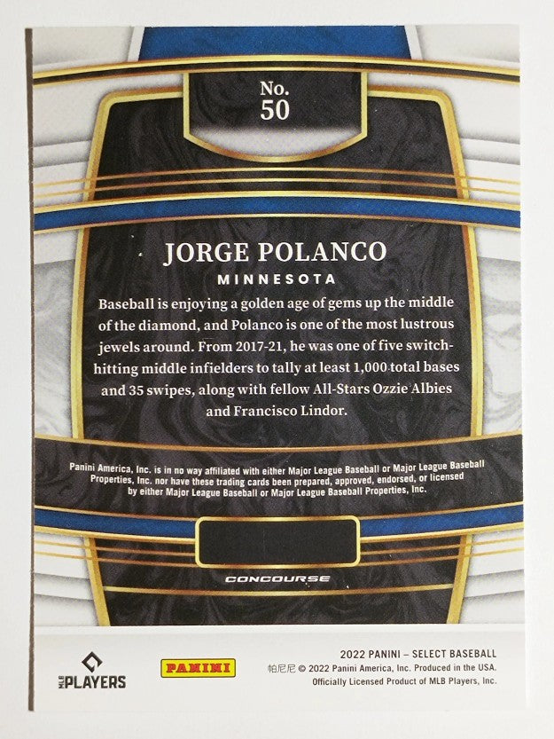 2022 Select #50 Jorge Polanco