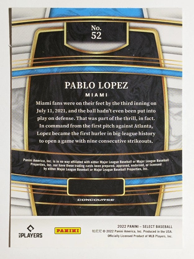 2022 Select #52 Pablo Lopez