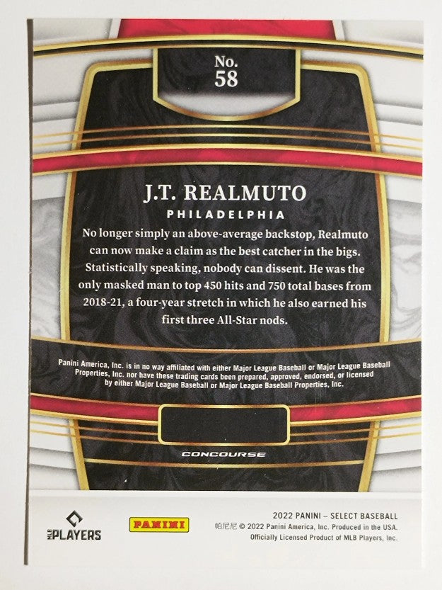 2022 Select #58 J.T. Realmuto