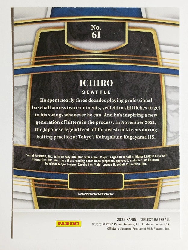 2022 Select #61 Ichiro Suzuki