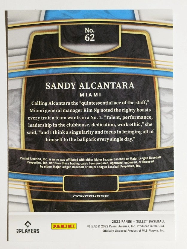2022 Select #62 Sandy Alcantara