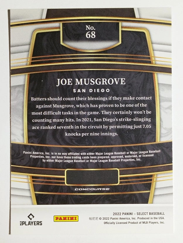 2022 Select #68 Joe Musgrove
