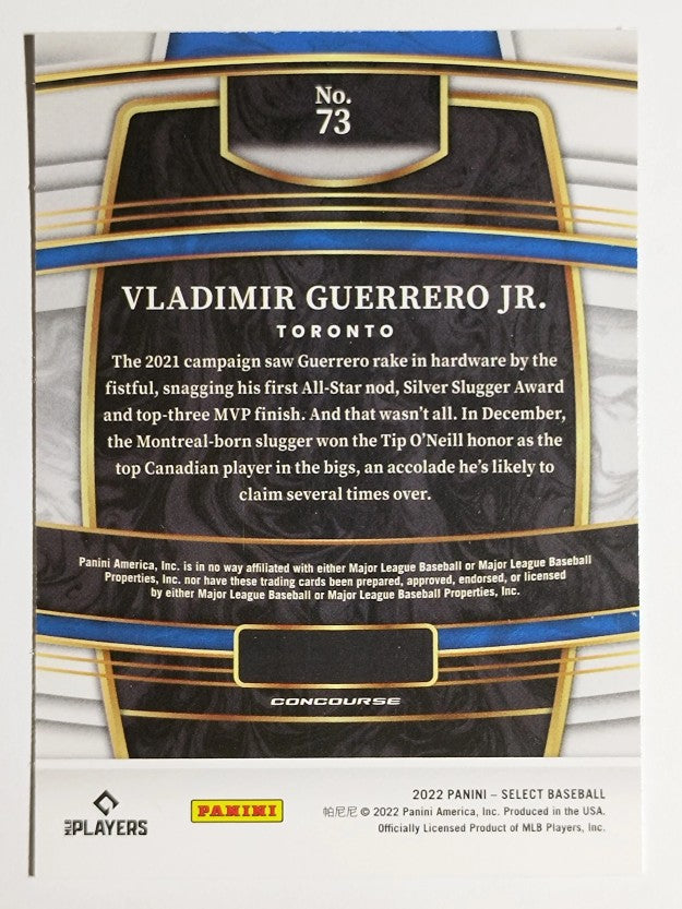 2022 Select #73 Vladimir Guerrero Jr.