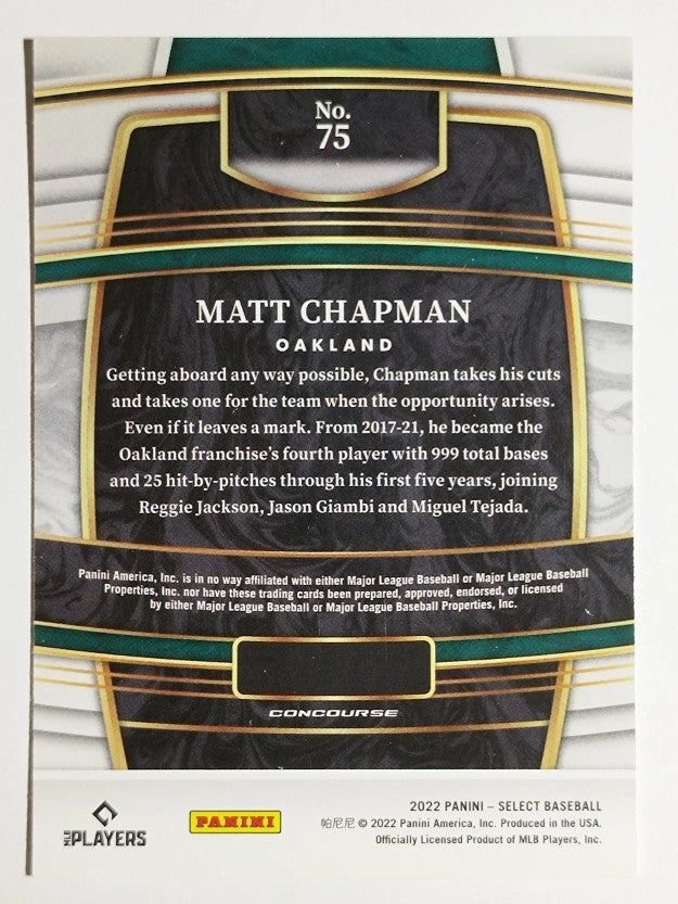 2022 Select #75 Matt Chapman