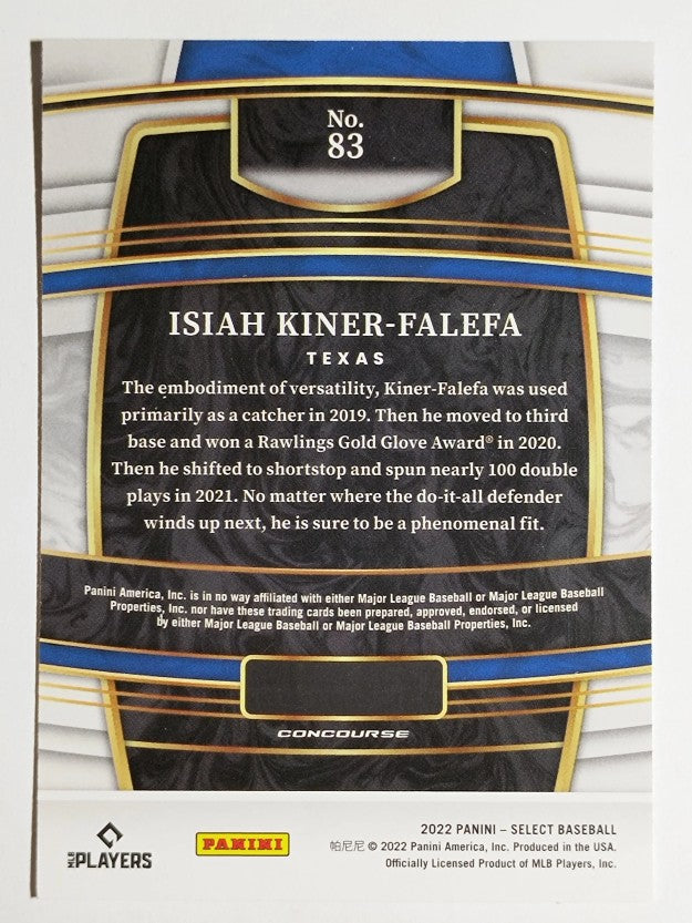 2022 Select #83 Isiah Kiner-Falefa