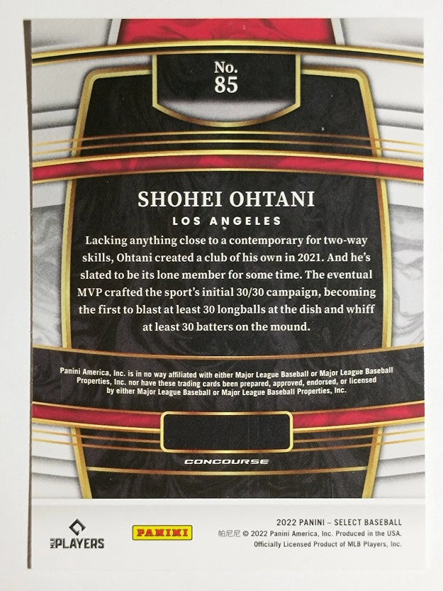 2022 Select #85 Shohei Ohtani