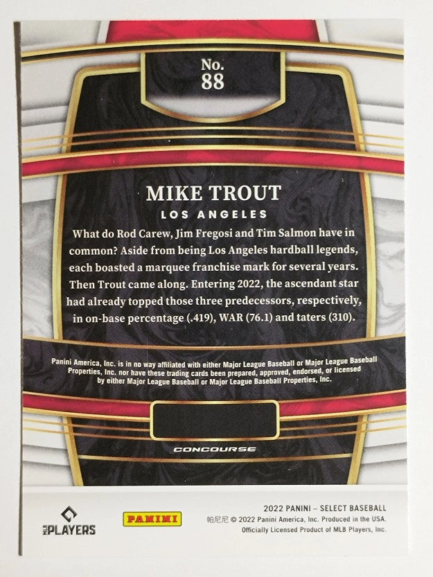 2022 Select #88 Mike Trout