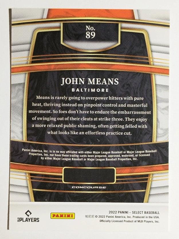 2022 Select #89 John Means