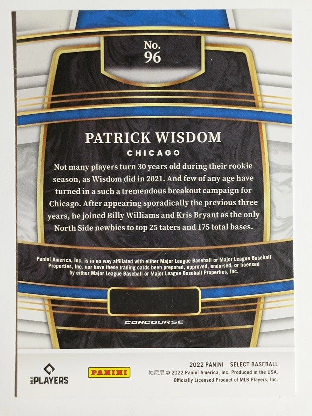 2022 Select #96 Patrick Wisdom