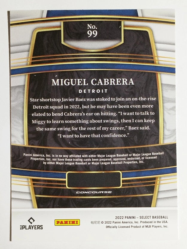 2022 Select #99 Miguel Cabrera
