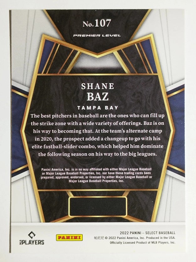 2022 Select #107 Shane Baz PRM RC