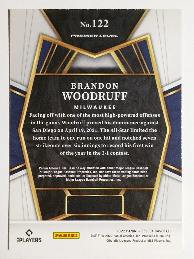 2022 Select #122 Brandon Woodruff PRM