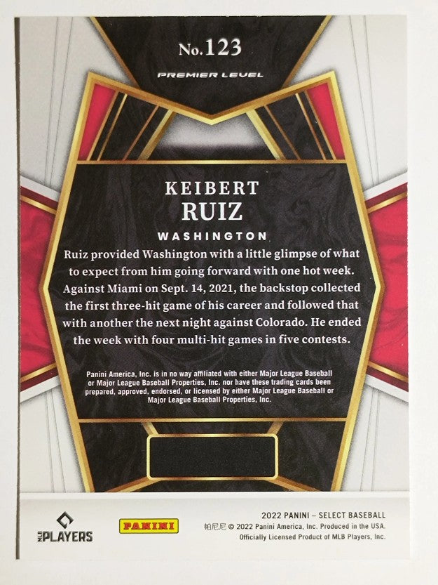 2022 Select #123 Keibert Ruiz PRM