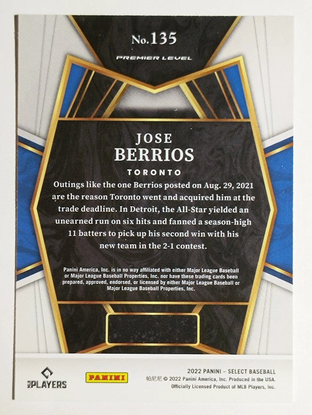 2022 Select #135 Jose Berrios PRM