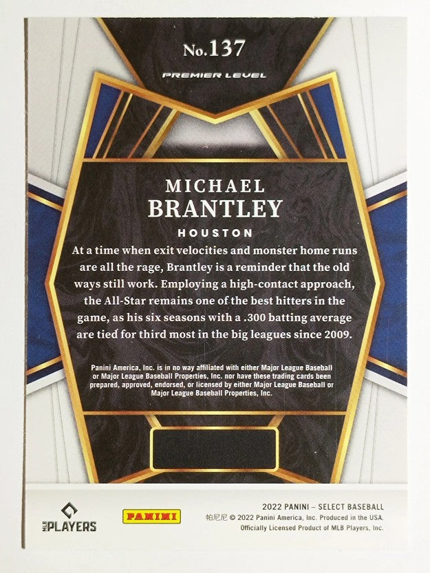 2022 Select #137 Michael Brantley PRM