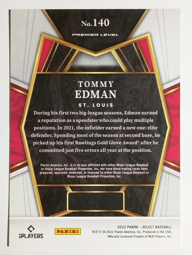 2022 Select #140 Tommy Edman PRM