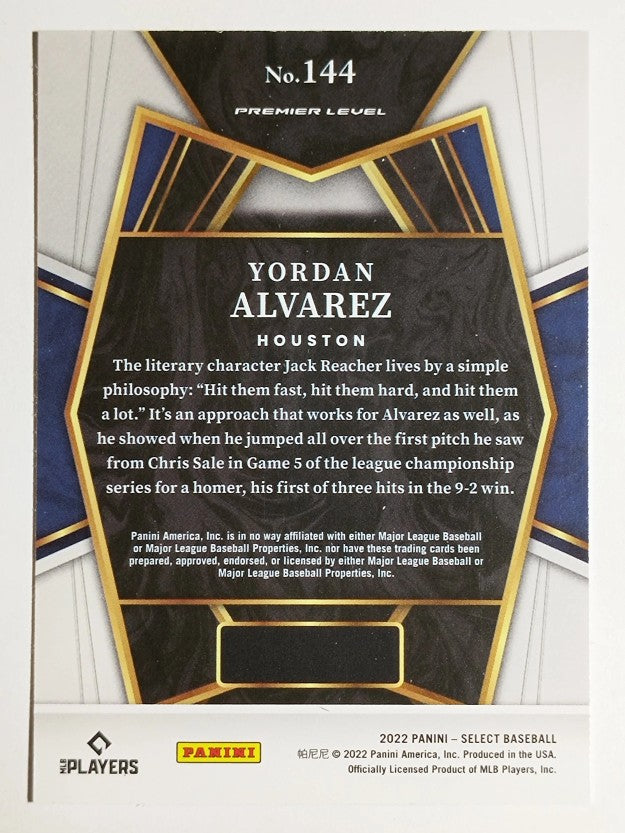 2022 Select #144 Yordan Alvarez PRM