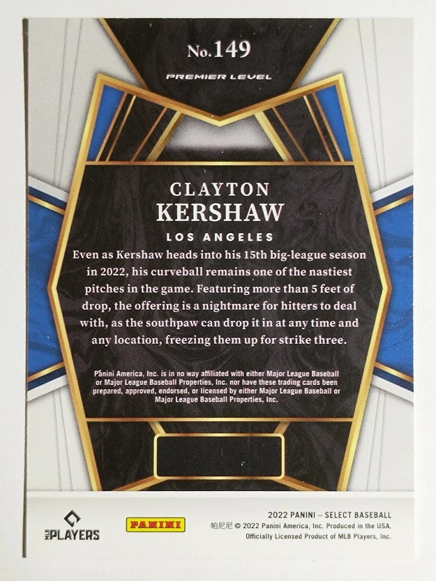 2022 Select #149 Clayton Kershaw PRM