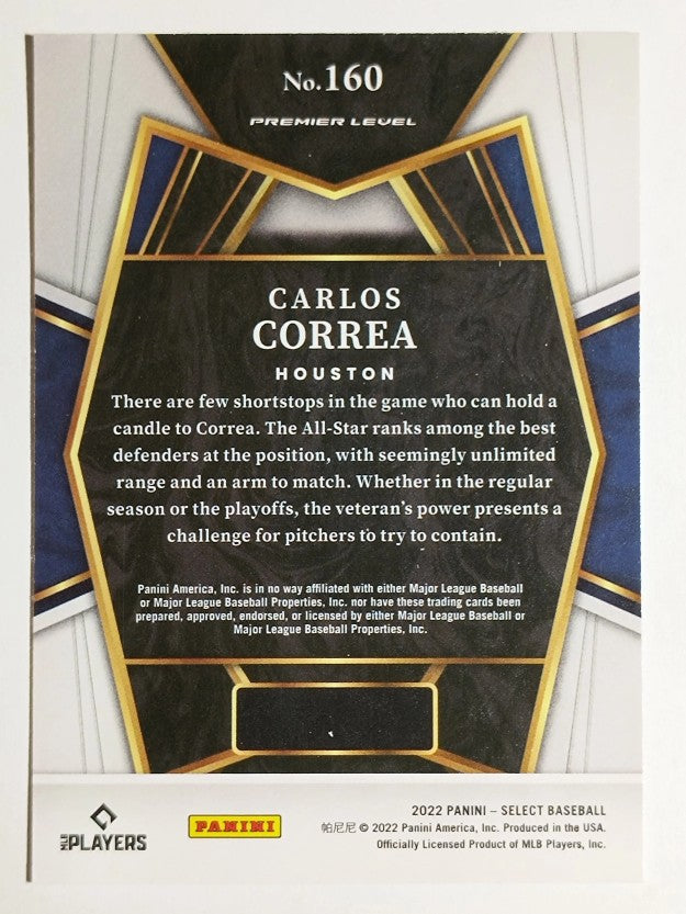 2022 Select #160 Carlos Correa PRM