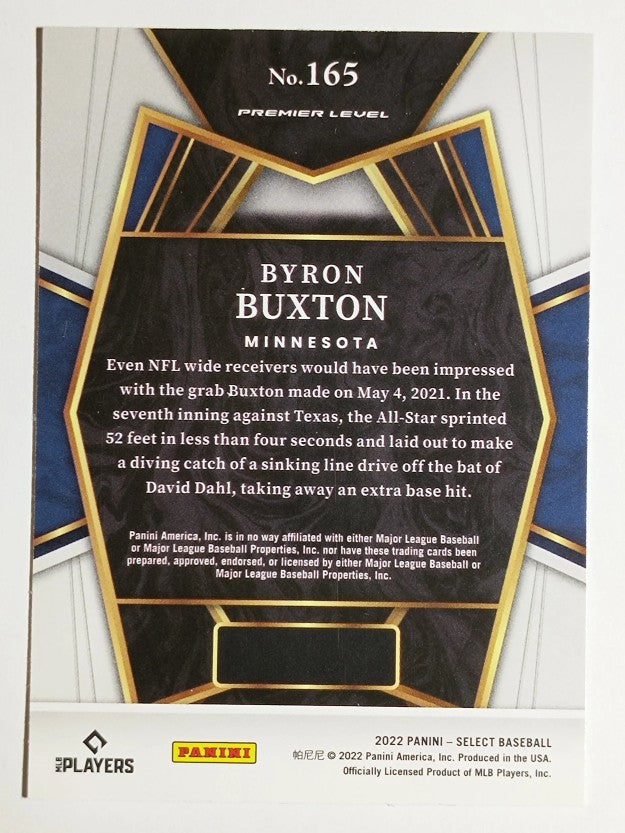 2022 Select #165 Byron Buxton PRM