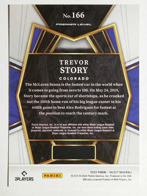 2022 Select #166 Trevor Story PRM