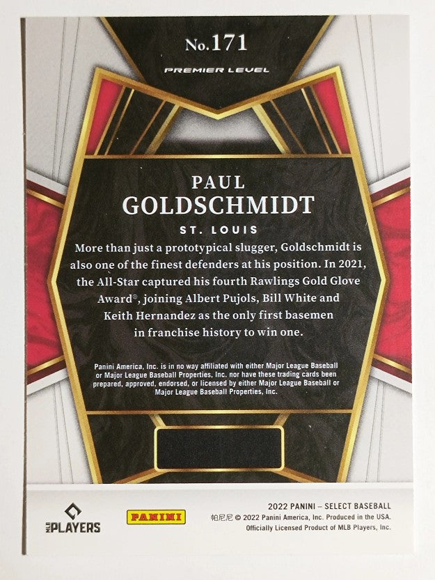 2022 Select #171 Paul Goldschmidt PRM