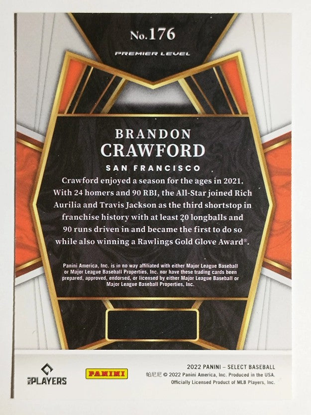 2022 Select #176 Brandon Crawford PRM