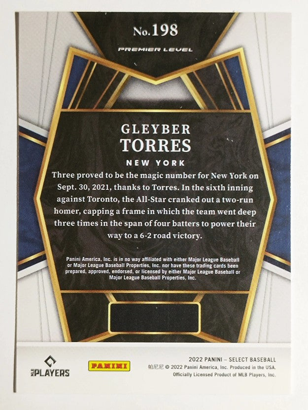 2022 Select #198 Gleyber Torres PRM
