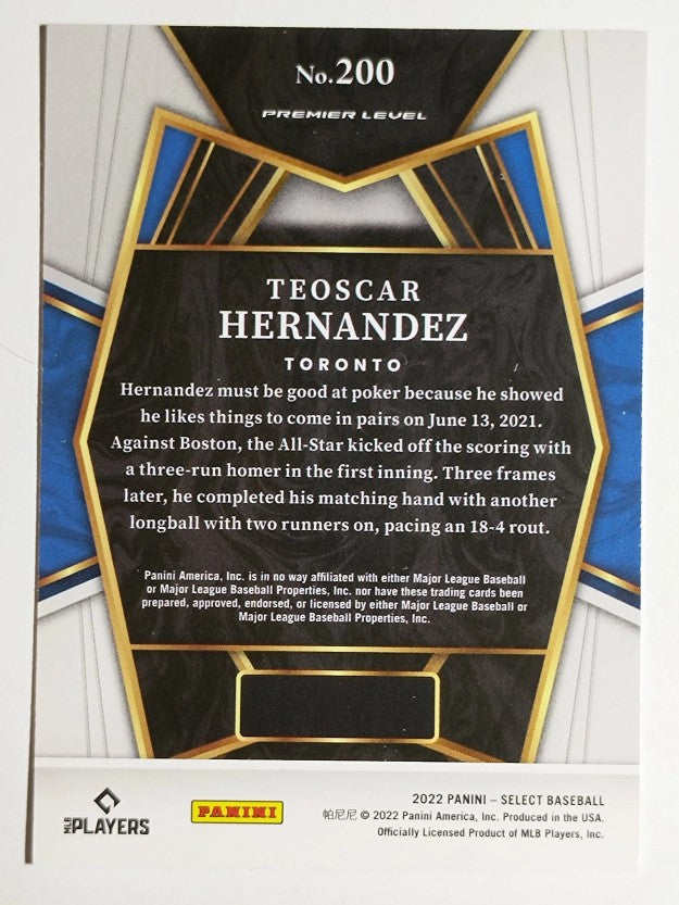 2022 Select #200 Teoscar Hernandez PRM