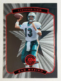 1997 Pinnacle Certified Certified Team #2 Dan Marino
