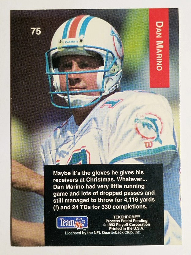 1993 Playoff #75 Dan Marino