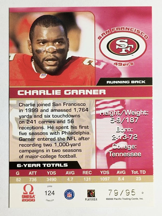 2000 Pacific Omega Gold #124 Charlie Garner