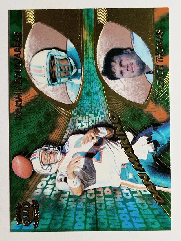 1997 Pacific Team Checklists #16 Dan Marino/Karim Abdul-Jabbar/ZachThomas
