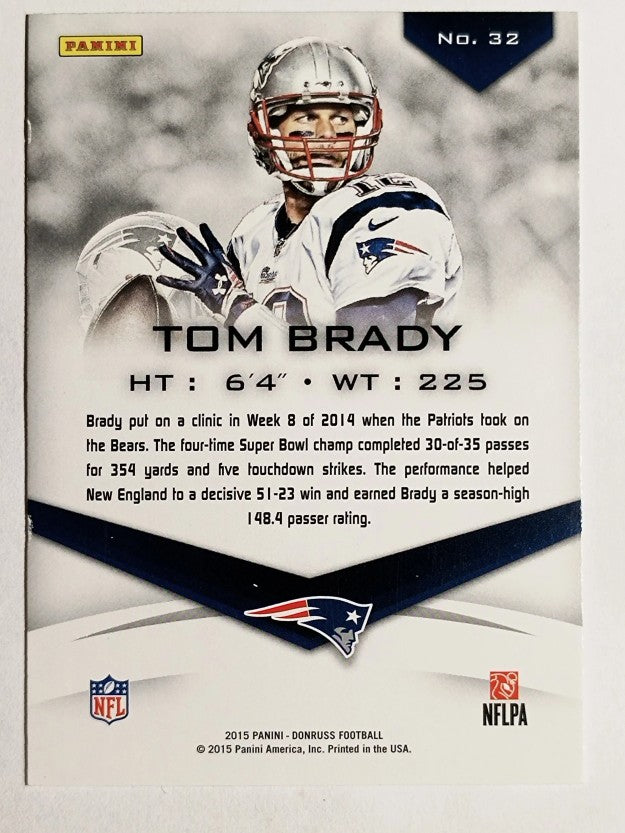 2015 Donruss Elite Inserts #32 Tom Brady
