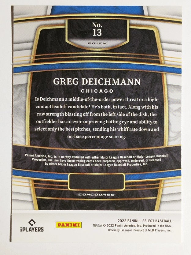 2022 Select Tri-Color #13 Greg Deichmann