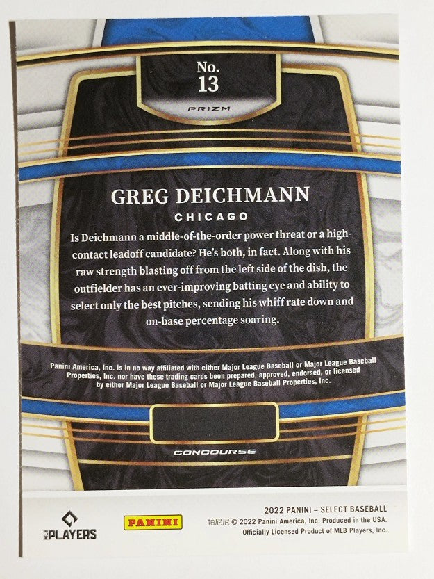 2022 Select Tri-Color #13 Greg Deichmann